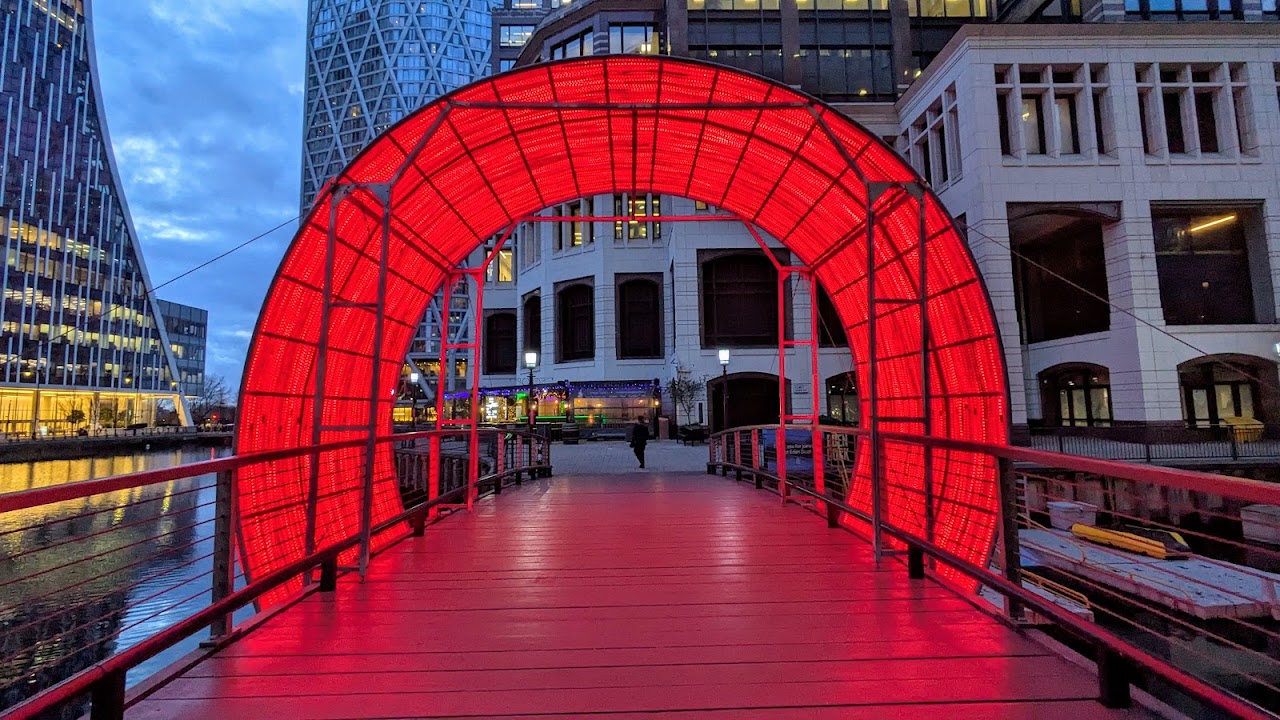 Canary Wharf Winter Lights