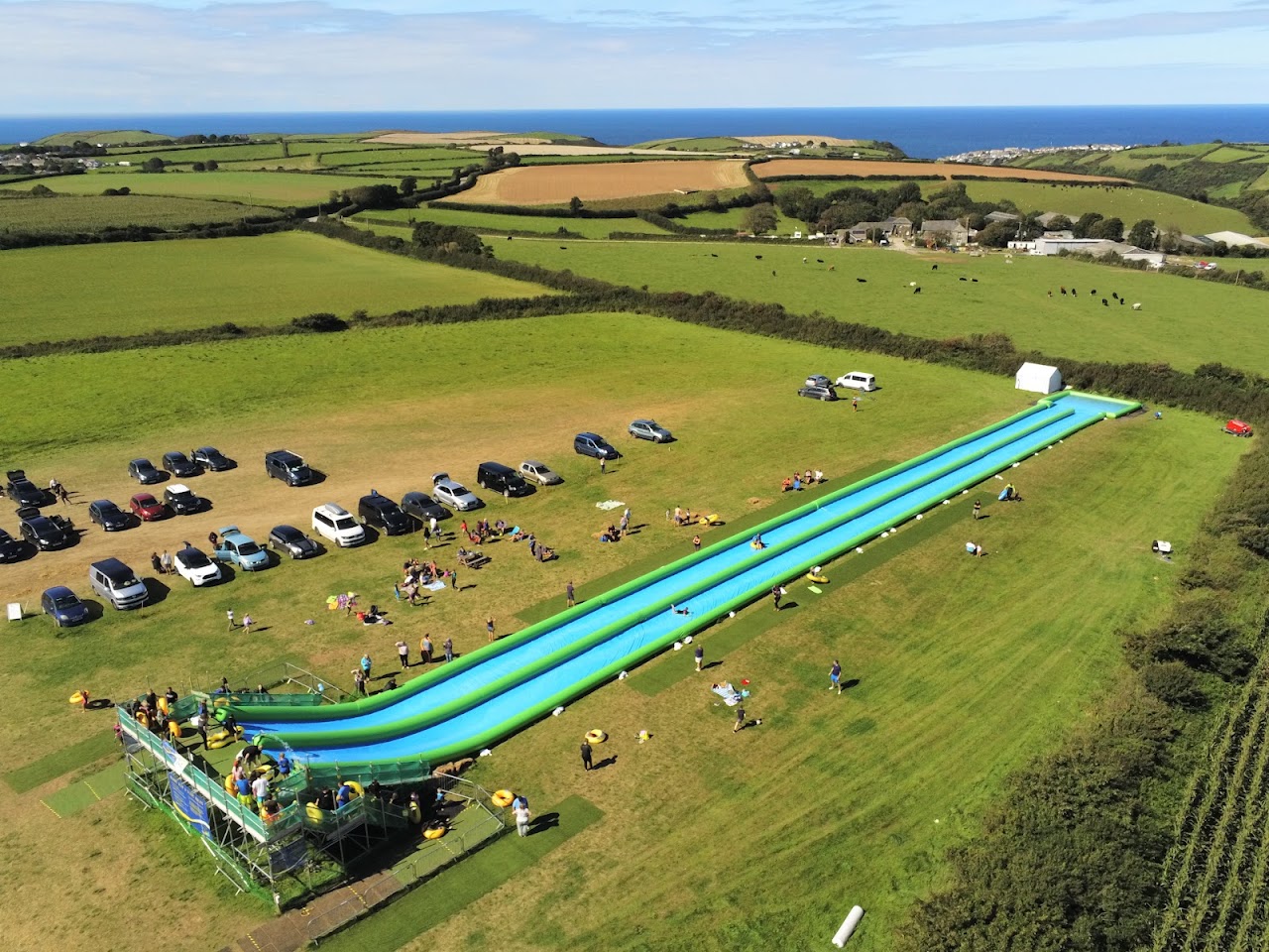 Giant Slip & Slide Cornwall