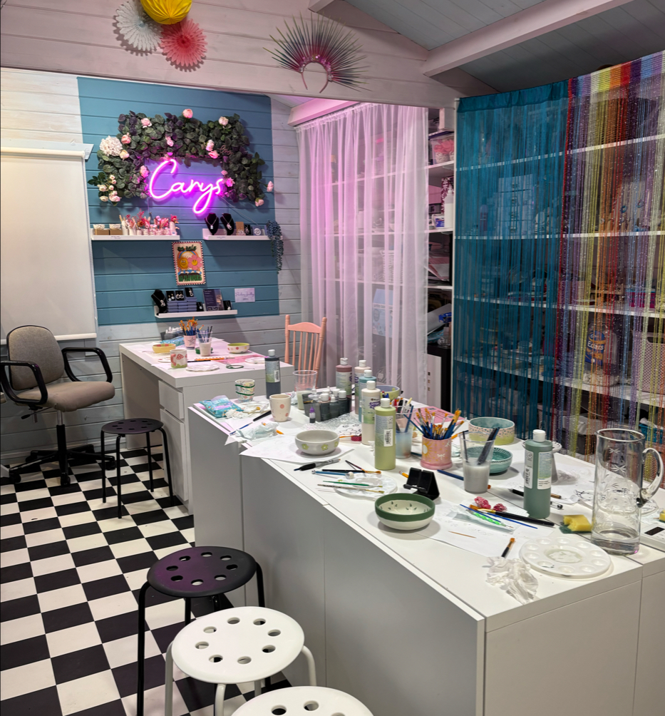 Make & Paint Pottery & Jewellery Class
