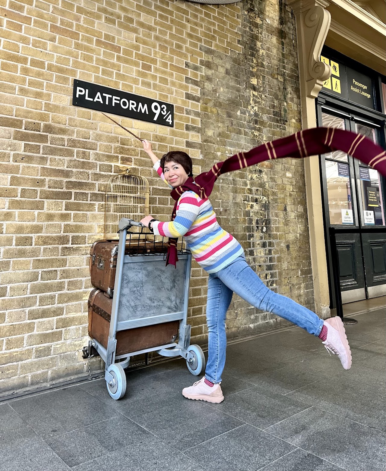 Potter Platform at Kings Cross Station
