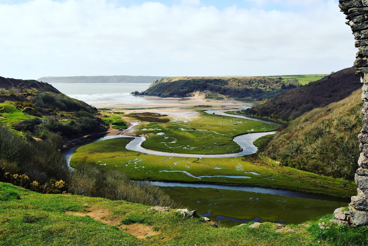 Three Cliffs Bay Beach