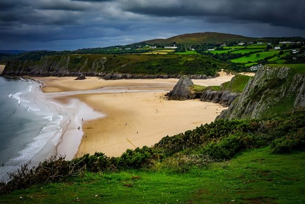 Three Cliffs Bay Beach