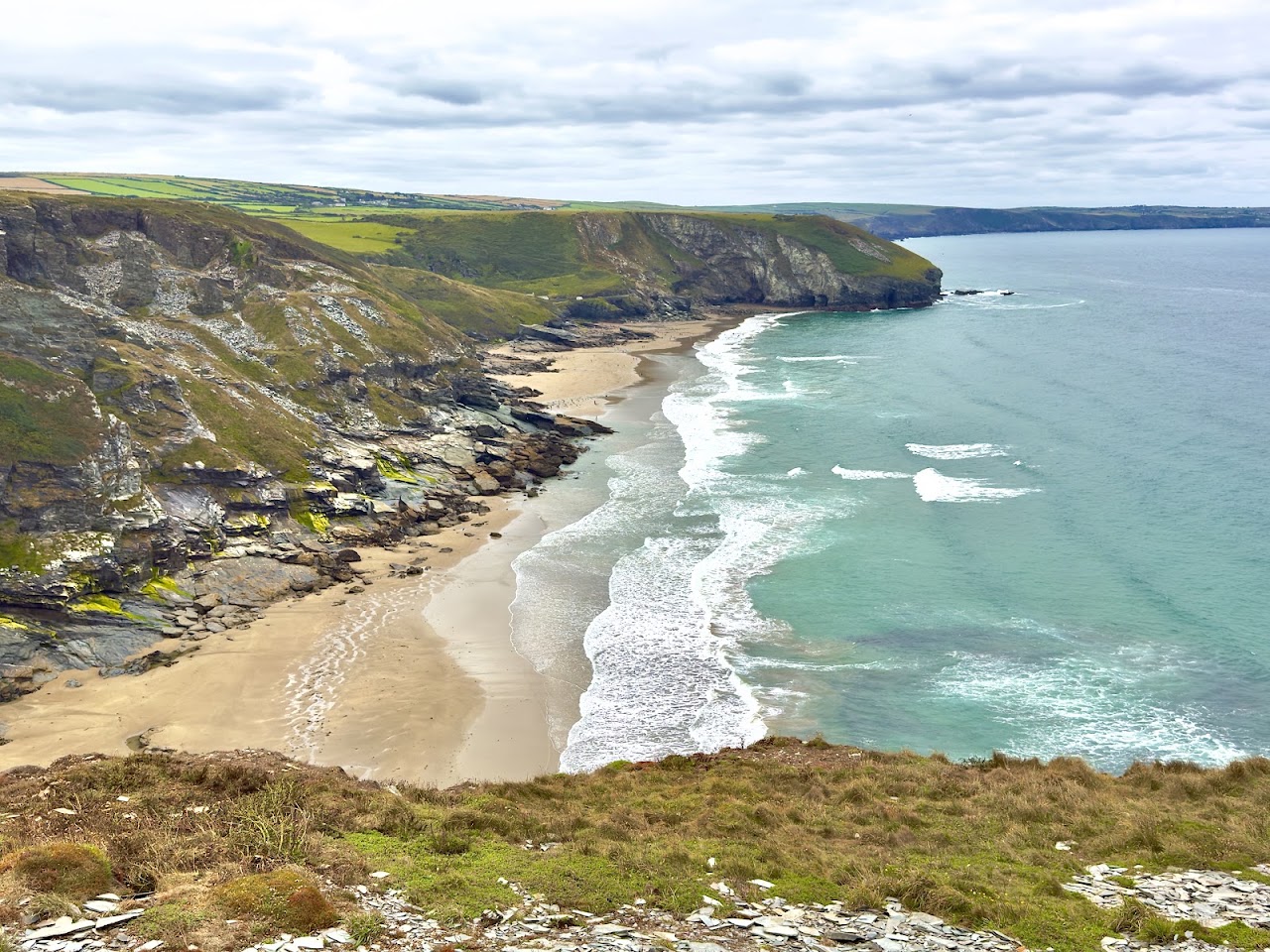 Trebarwith Strand Beach