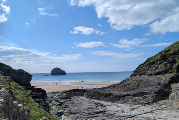 Trebarwith Strand Beach