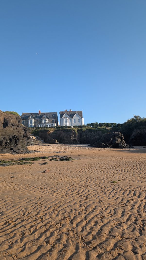 Trevone Bay beach