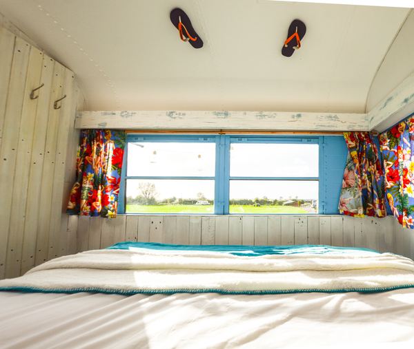 American School Bus Glamping at Petruth Paddocks