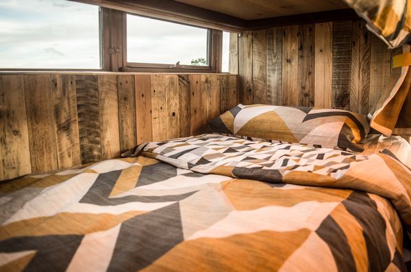 American School Bus Glamping at Woolacombe