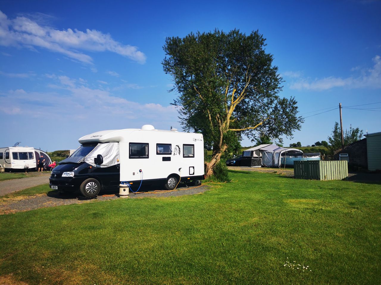 Bamburgh Touring Caravans at Fowberry Farm