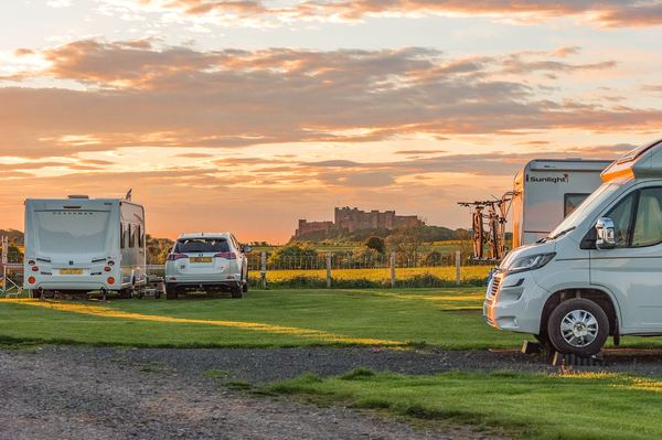 Bamburgh Touring Caravans at Fowberry Farm