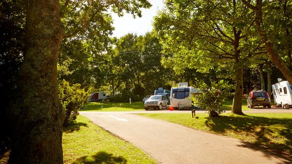 Battle Normanhurst Court Caravan and Motorhome Club Campsite