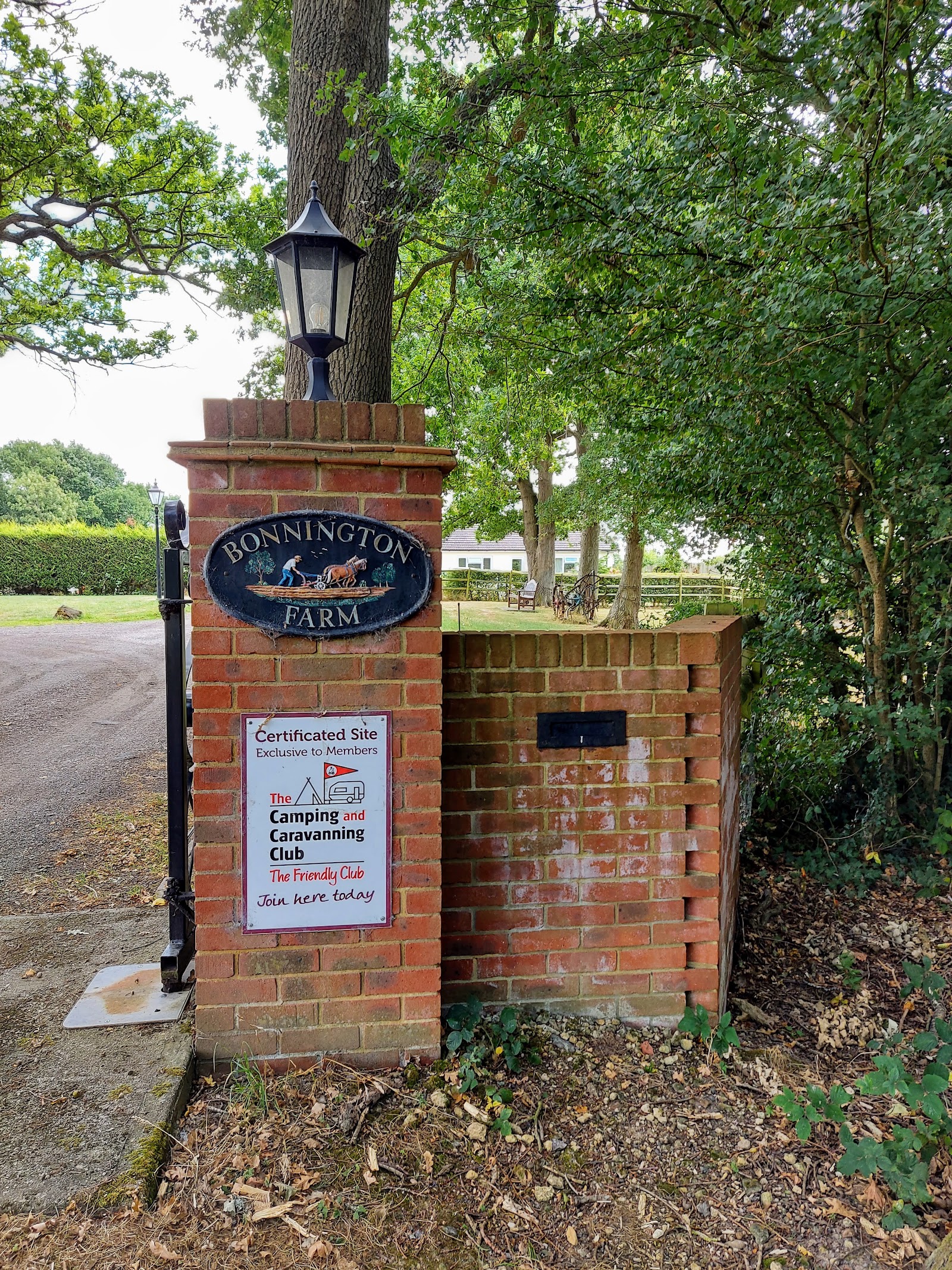 Bonnington Farm Certificated Site