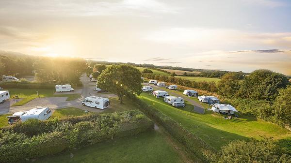 Caravan and Motorhome Club Site - Dover
