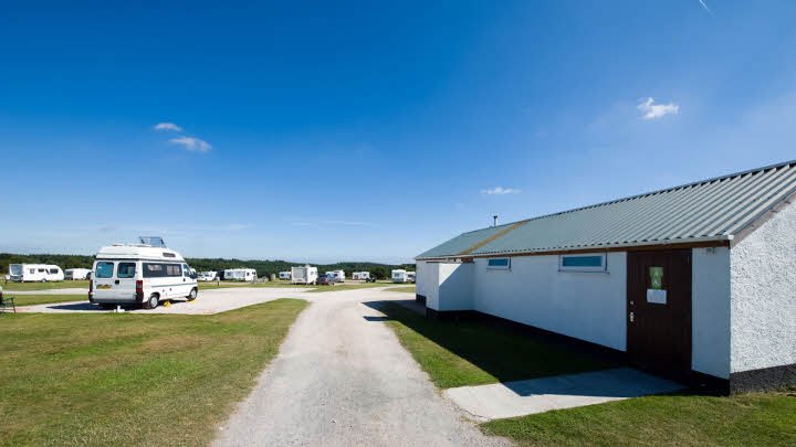 Exeter Racecourse Caravan and Motorhome Club Site