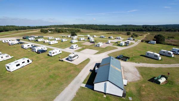Exeter Racecourse Caravan and Motorhome Club Site