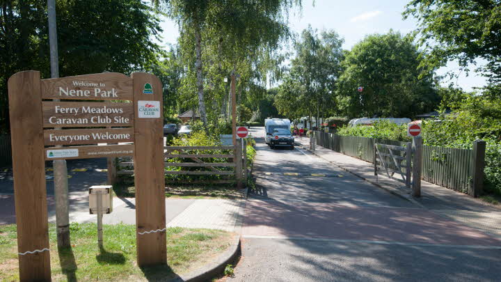 Ferry Meadows Caravan and Motorhome Club Campsite