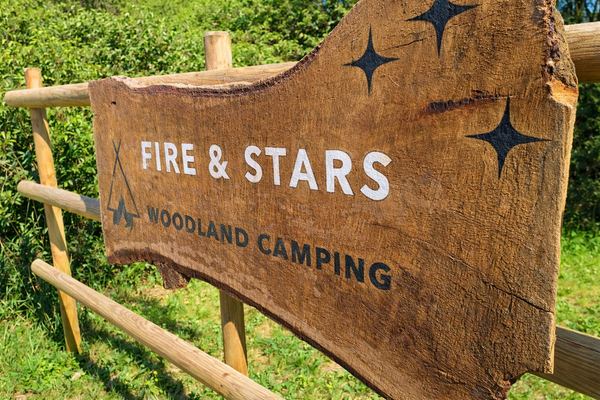 Fire and Stars Woodland Camping