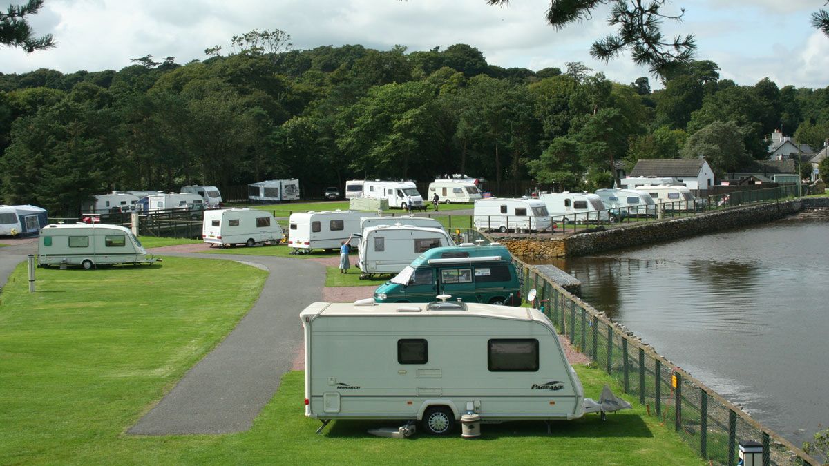 Garlieston Caravan and Motorhome Club Site