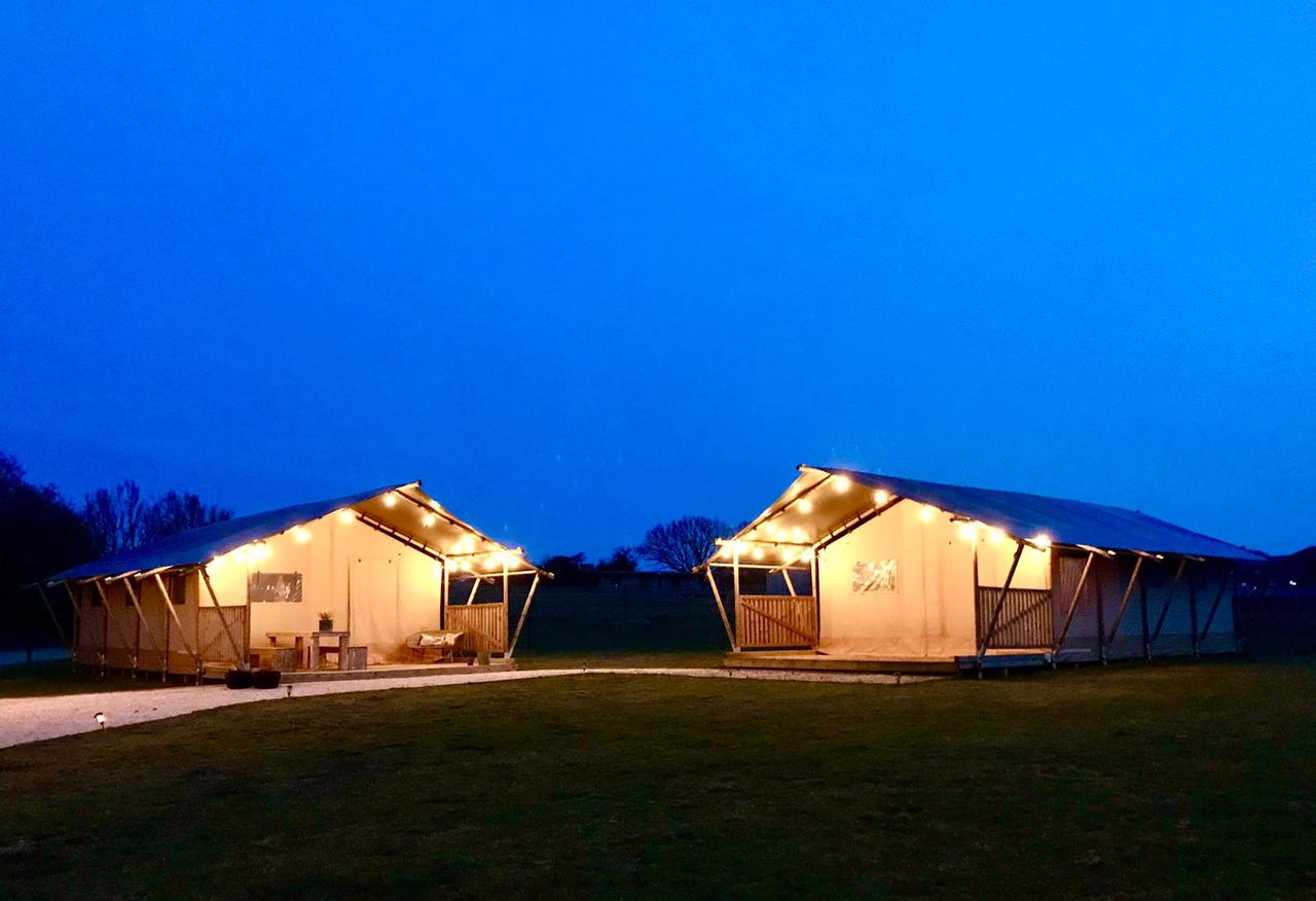Glamping at Island Riding Centre