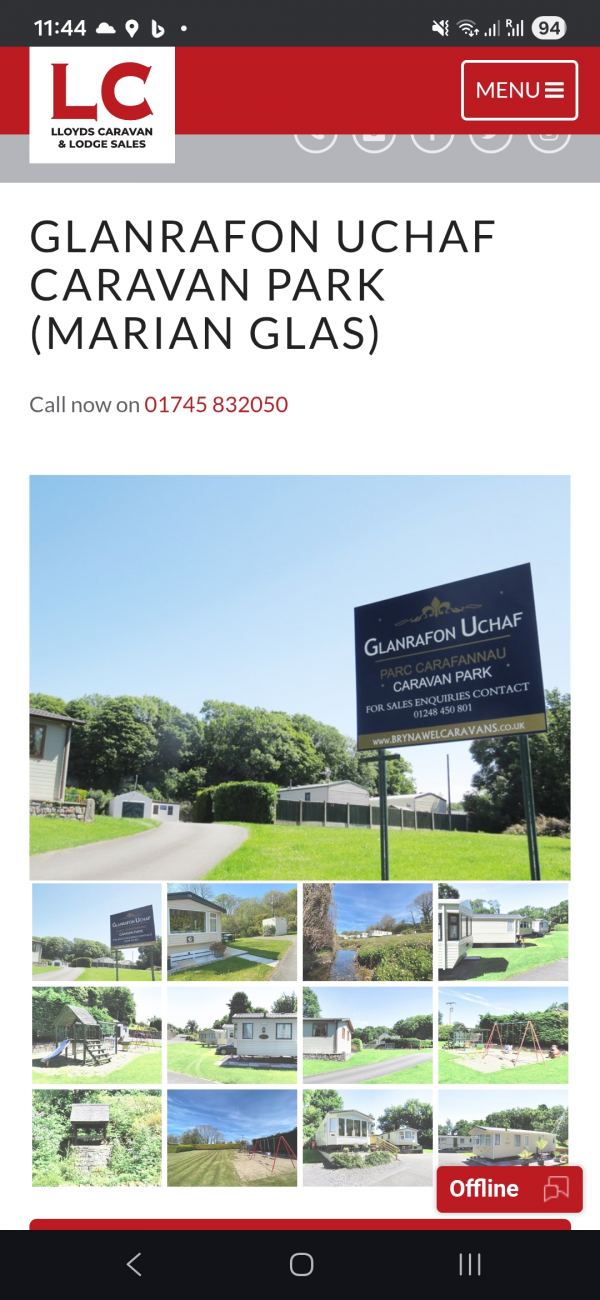 Glanrafon Uchaf Caravan Park