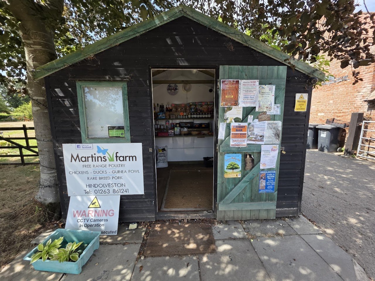 Martins Farm Shop Certificated Location