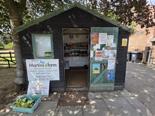 Martins Farm Shop Certificated Location