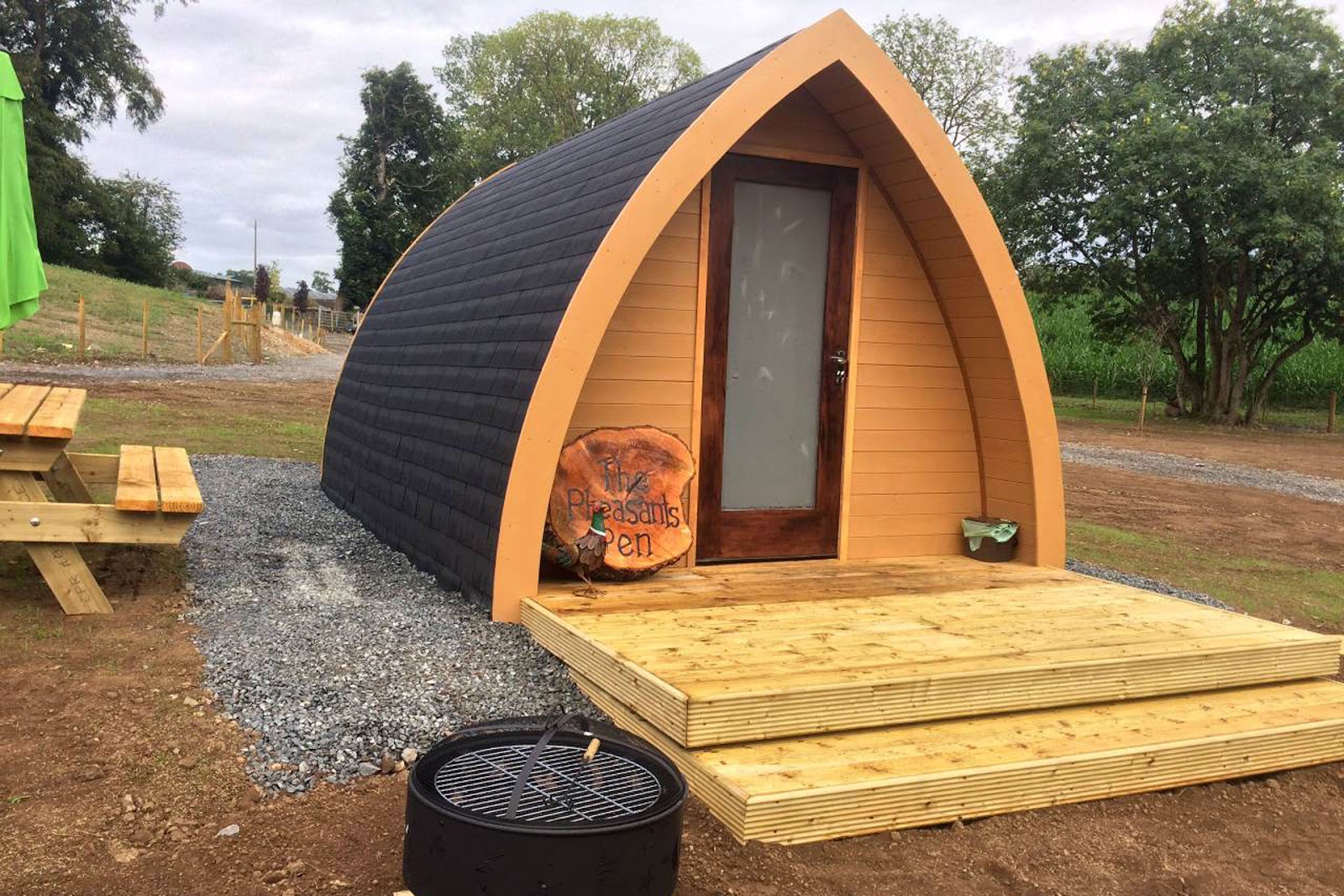 Pods at Lisnabrague Lodge