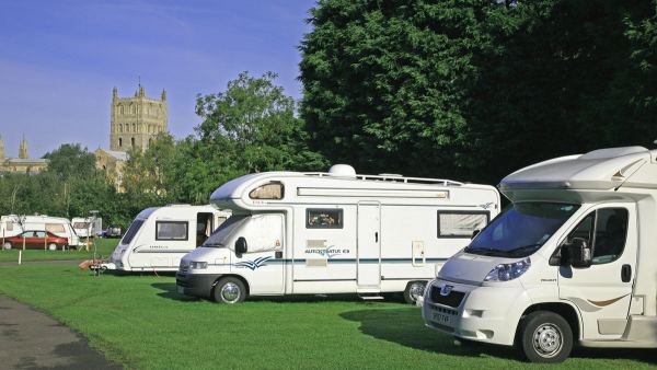Tewkesbury Abbey Caravan and Motorhome Club Site