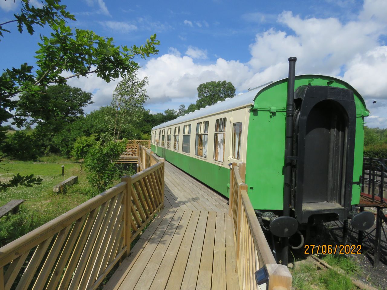 The Glamping Coach at Bodiam Station