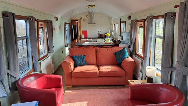 The Glamping Coach at Bodiam Station