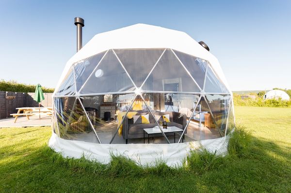 Tractors and Cream Glamping