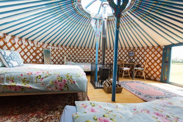 Tractors and Cream Glamping