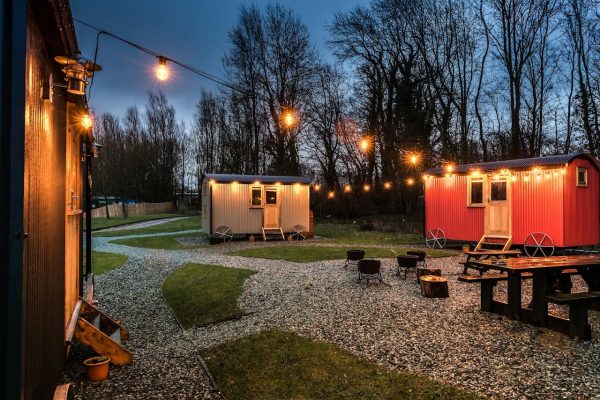 Samlesbury Hall Glamping - The Mutt Hut