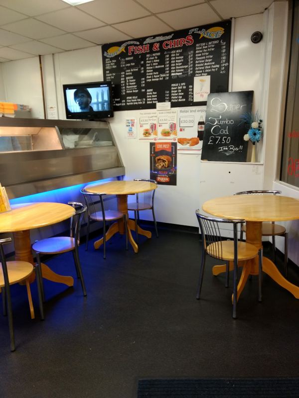 Addlestone Plaice Fish Chips and Kebab