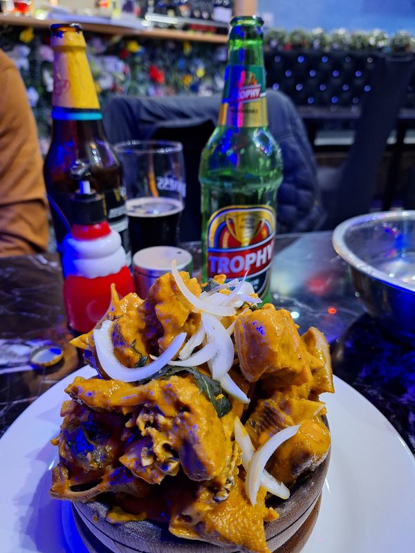 African kitchen and lounge