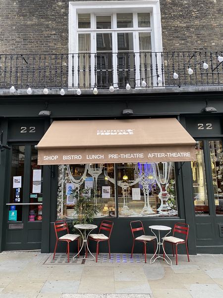 Afternoon Tea at Champagne + Fromage - Covent Garden