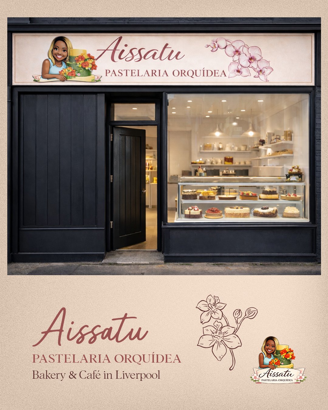 Aissatu Pastelaria Orquídea