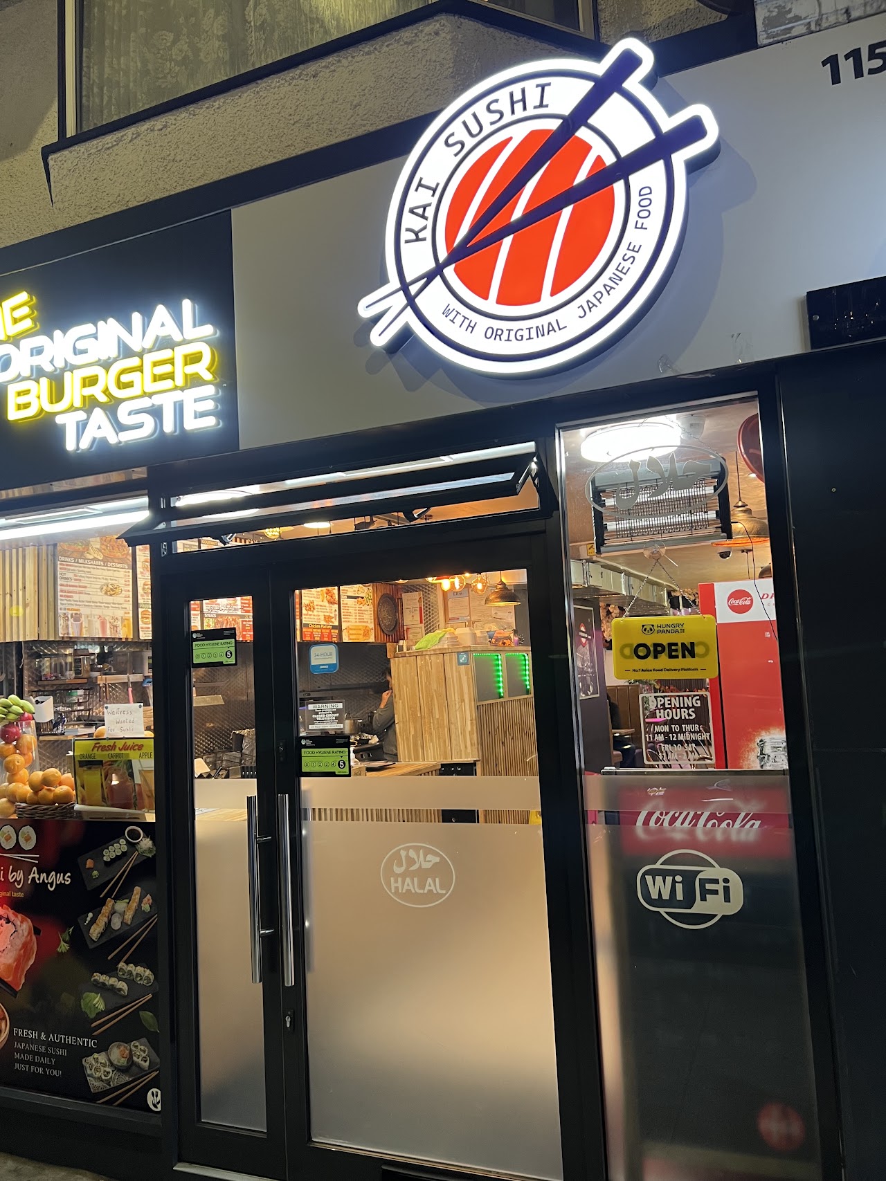 Angus Burgers Ltd and Kai Sushi by Angus Ltd