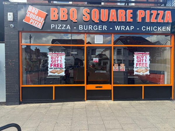 BBQ SQUARE PIZZA