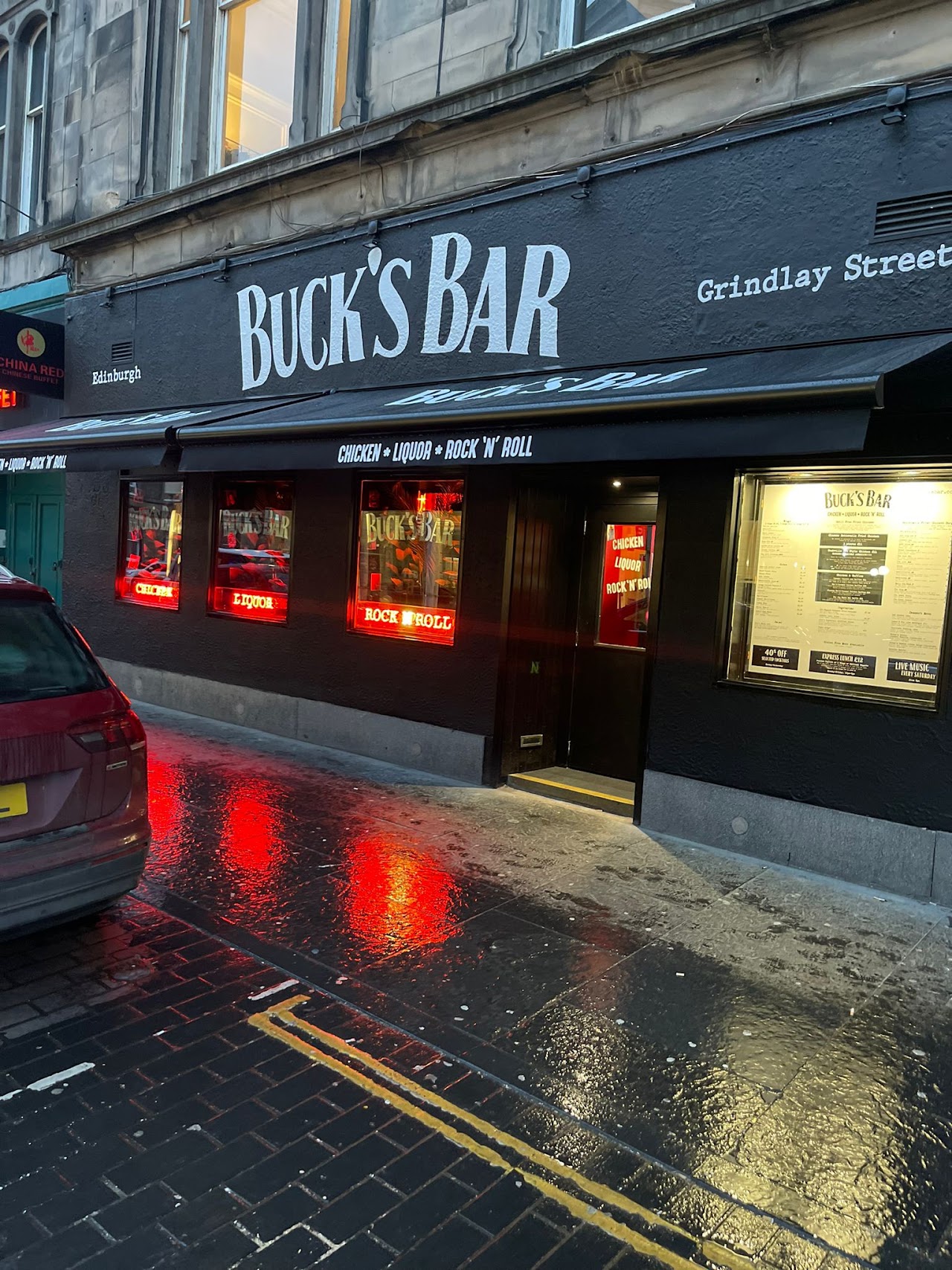 Bucks Bar Grindlay Street