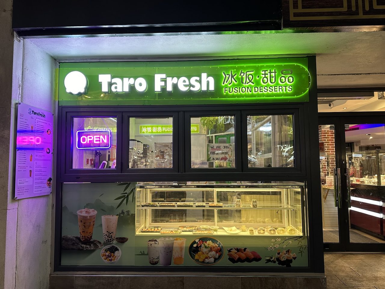 Buffet Time and Taro Fresh