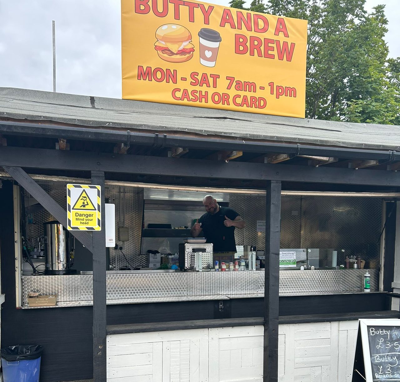 Butty and a brew