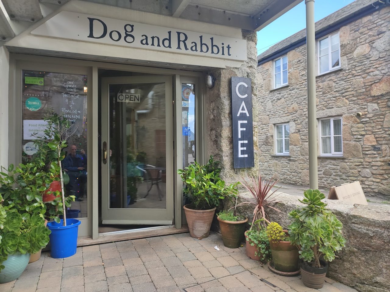 Cafe Dog And Rabbit
