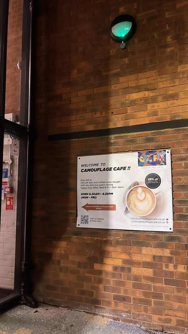Camouflage Cafe