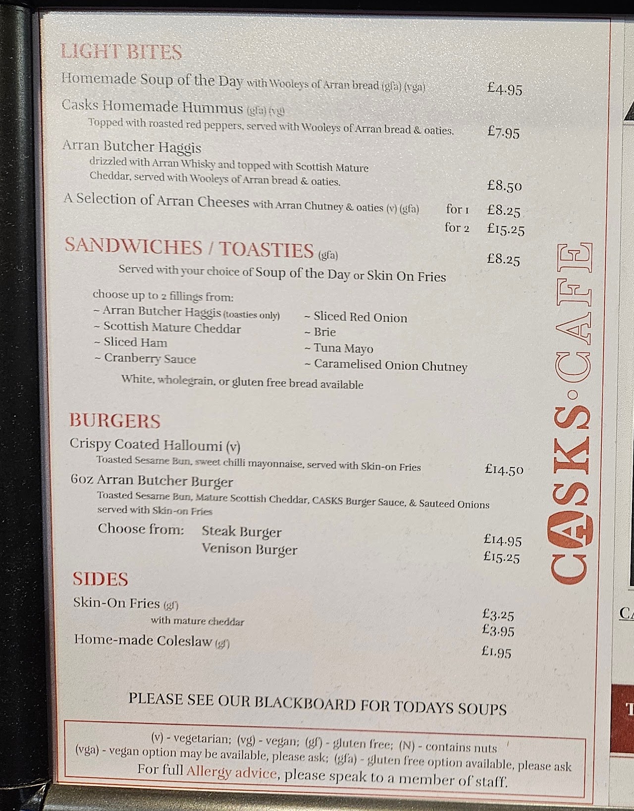 Casks Cafe