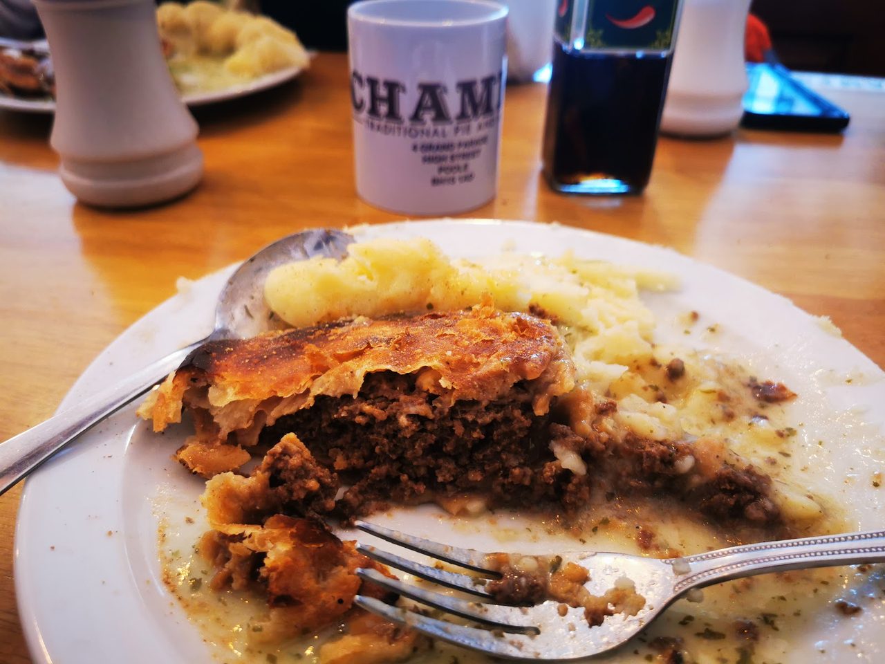 Champs Pie and Mash