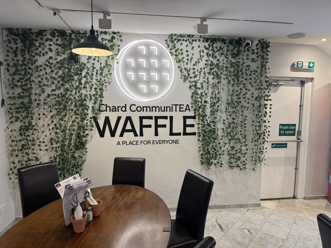 Chard CommuniTEA waffle
