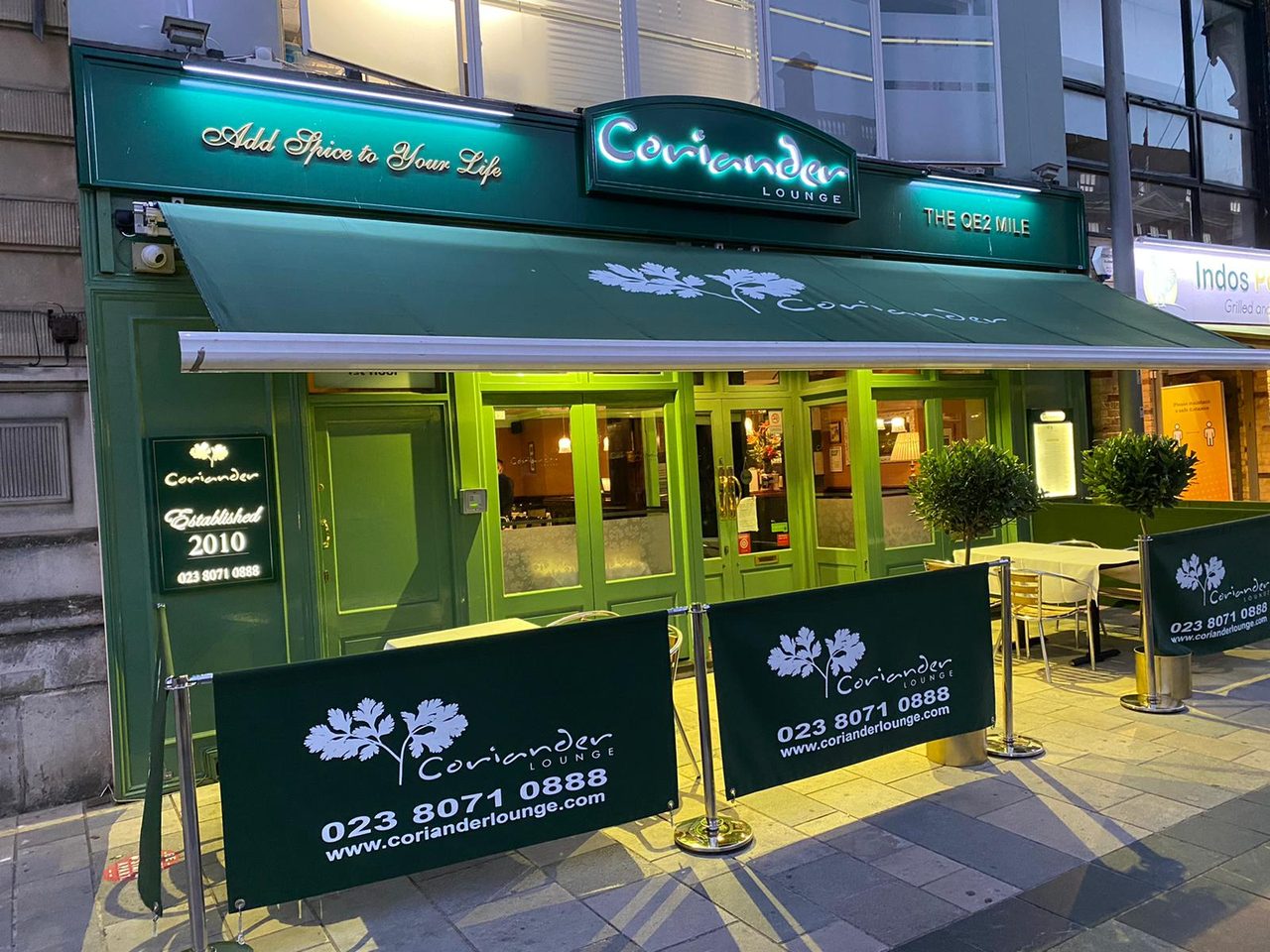 Coriander Lounge Southampton Ltd