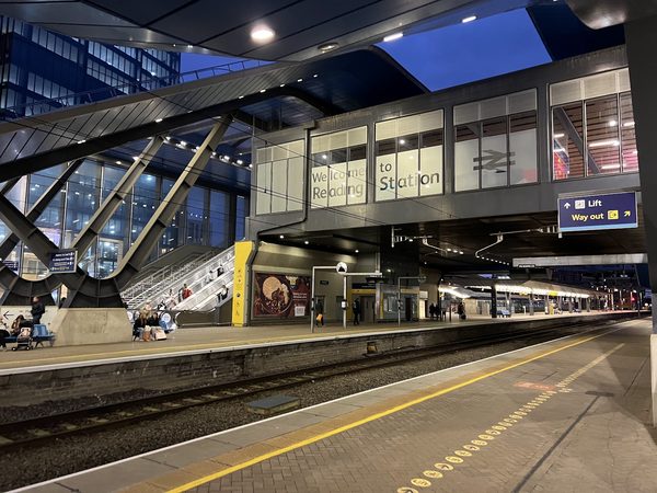 Cross Country Trains at Reading Rail Station