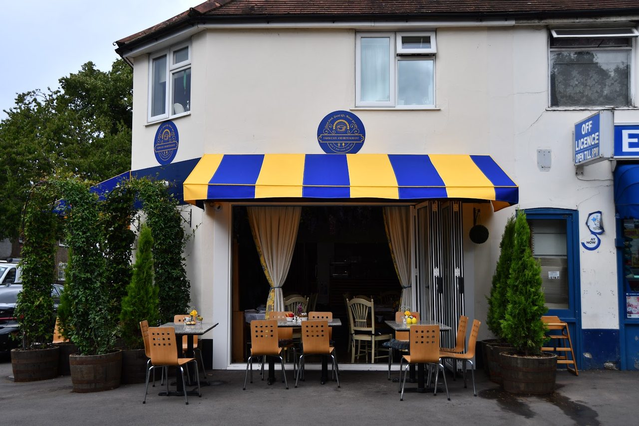 Farm cafe and restaurant
