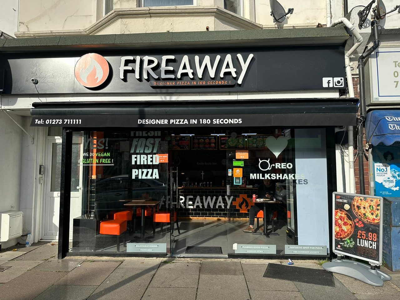 Fireaway Designer Pizza
